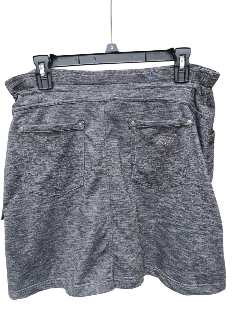 Kuhl Women's Mova Cargo Skirt Skort Hiking Stretch Heather Gray Medium - Picture 3 of 9